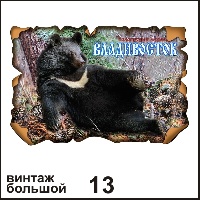 Сувенир Магнит Владивосток (винтаж большой) - купить Г15/013