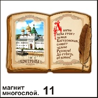 Сувенир Магнит Кострома (Книга) - купить Г23/011