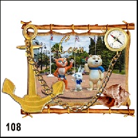 Магнит Якорь 108 Ваше изображение многослойный 7,5х8,9_1