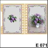 Сувенир Цветы (сирень), тетрадь - купить Е071