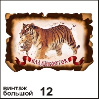 Сувенир Магнит Владивосток (винтаж большой) - купить Г15/012