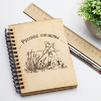 Блокнот Русские ответы фанера A6 15х12_1