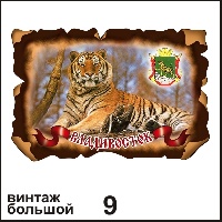 Сувенир Магнит Владивосток (винтаж большой) - купить Г15/009