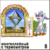 Магнит Березники (новогодний)_1