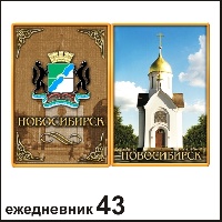 Сувенир Ежедневник Новосибирск - купить Г27/043