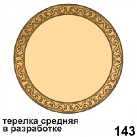 Тарелка 143 Ваше изображение средняя 15*15_1