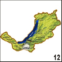 Сувенир Магнит Посольский монастырь (карта) - купить Г335/012