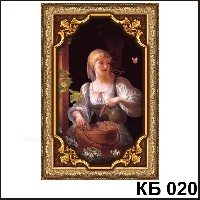 Русские красавицы (вышивает) - КБ020