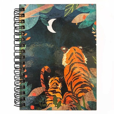 Блокнот Тигры и Луна A6 10х14,5_1